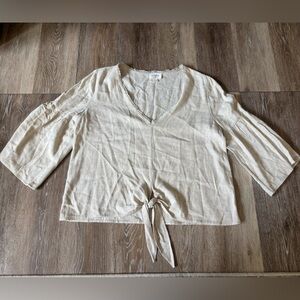 Everly Linen Top